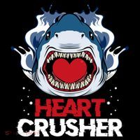Funny Heart Shark Crusher Valentines Day Jawsome Beach Gift Coffee Mug thumb 5