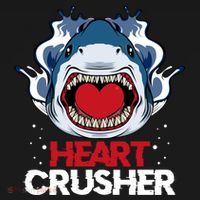 Funny Heart Shark Crusher Valentines Day Jawsome Beach Gift Women's Hoodie thumb 2