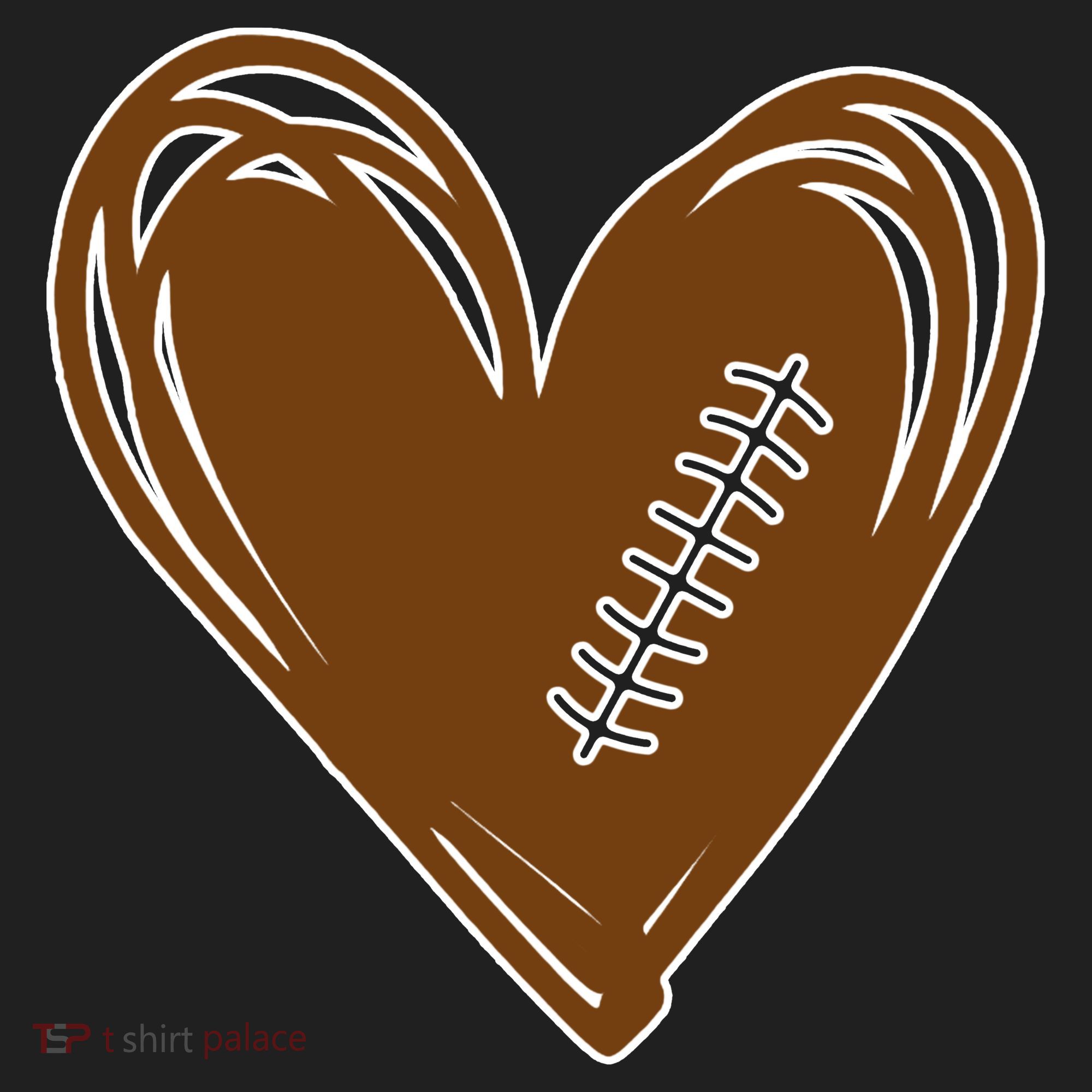Football Heart Sport Lover Women's Sweatshirt