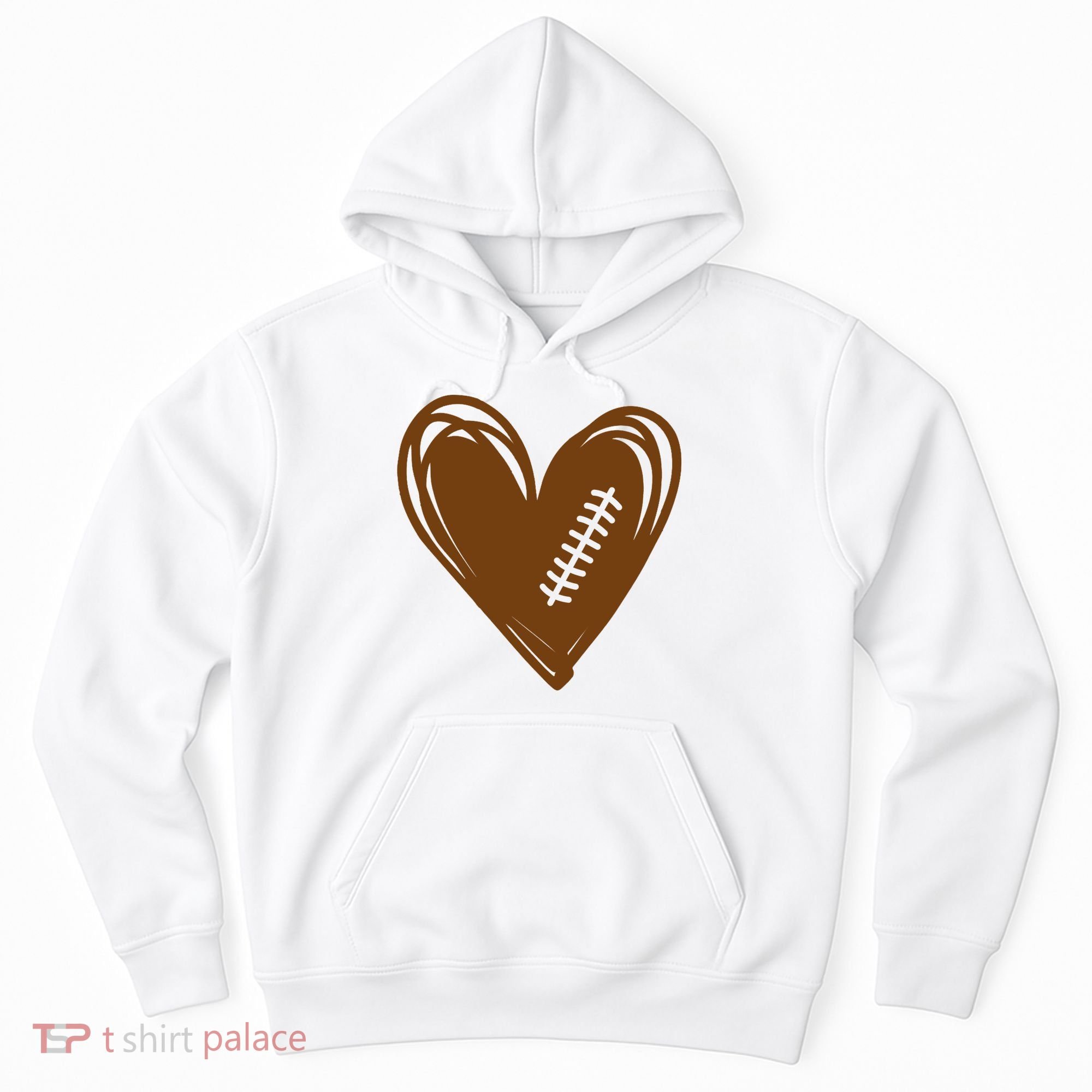 Football Heart Sport Lover Hoodie