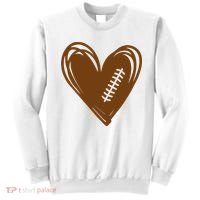 Football Heart Sport Lover Sweatshirt thumb 0