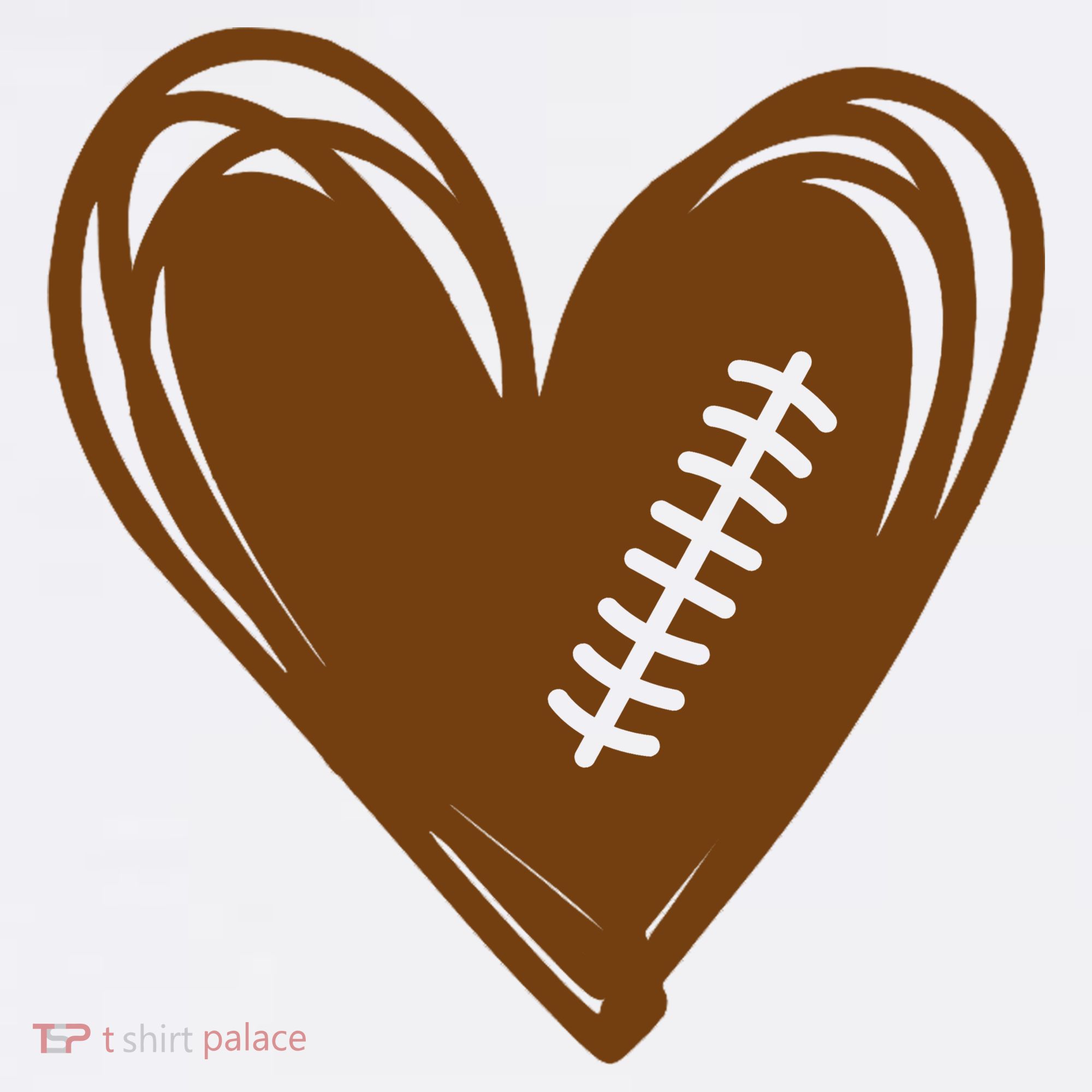 Football Heart Sport Lover T-Shirt