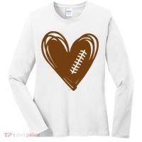 Football Heart Sport Lover Women's Long Sleeve Shirt thumb 0