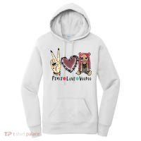 Funny Halloween Shirts, Peace Love Voodoo Women's Hoodie thumb 0