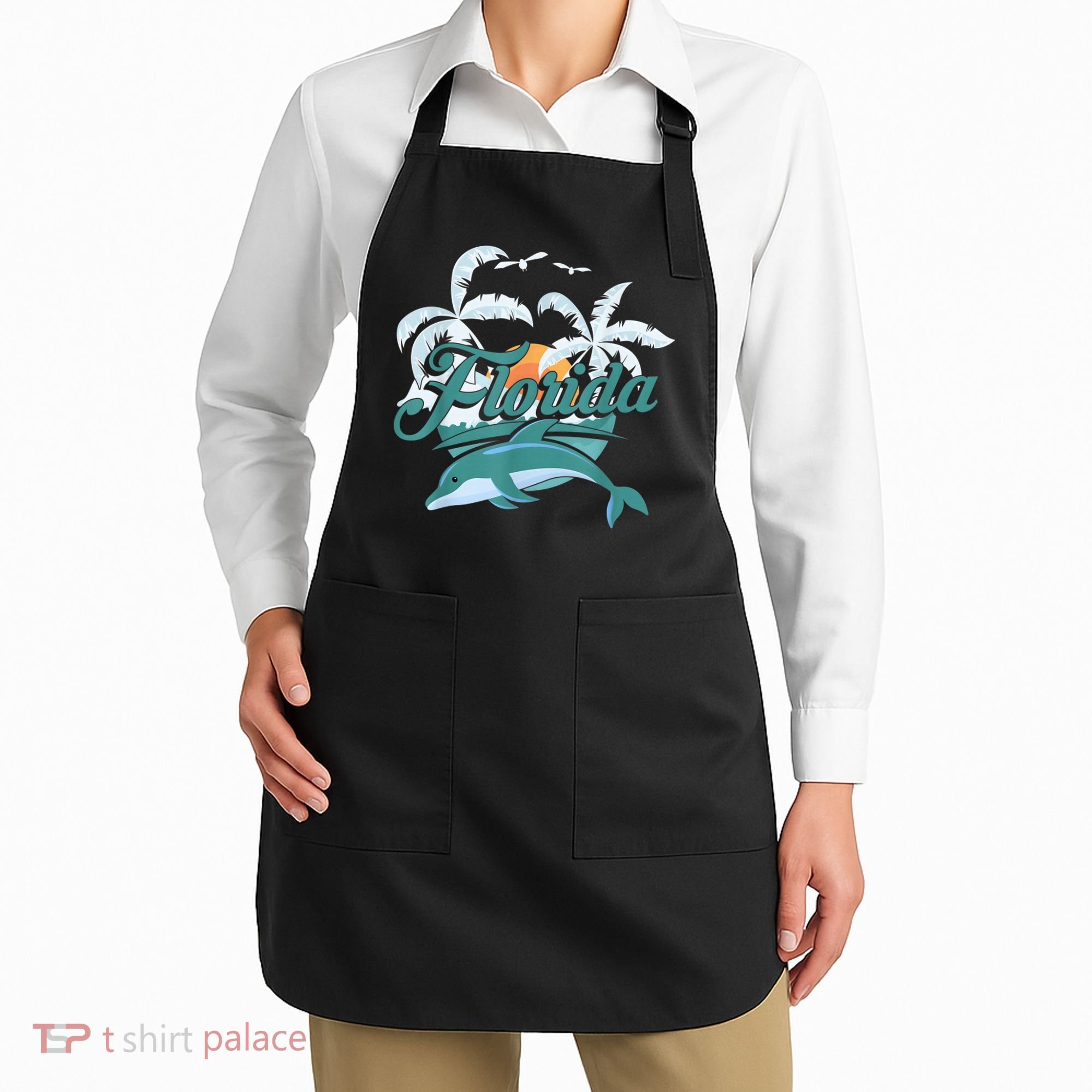 Floridian Home State Summer Florida Apron