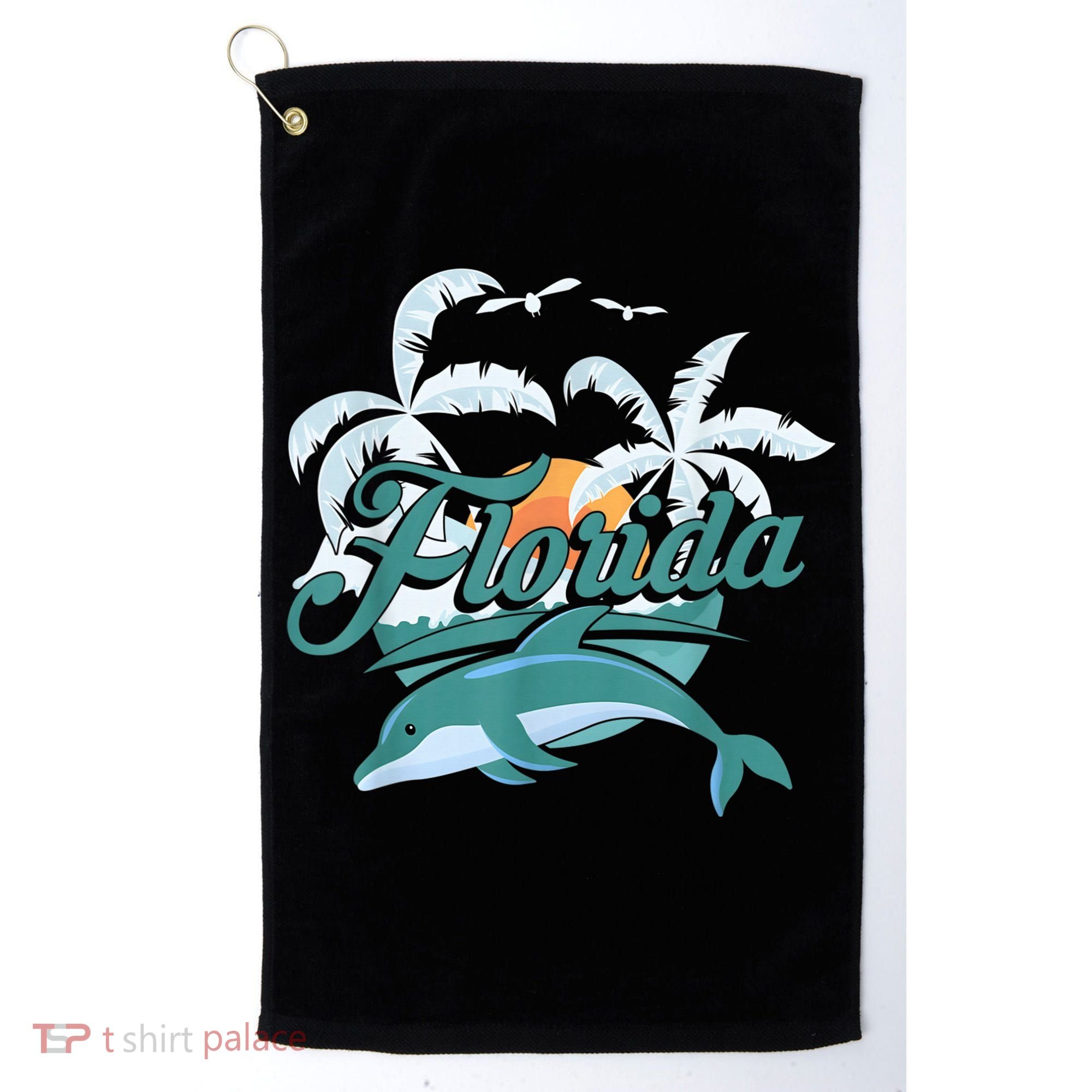 Floridian Home State Summer Florida Golf Towel