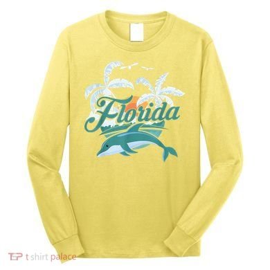Floridian Home State Summer Florida Long Sleeve Shirt