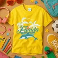 Floridian Home State Summer Florida Kids T-Shirt thumb 3
