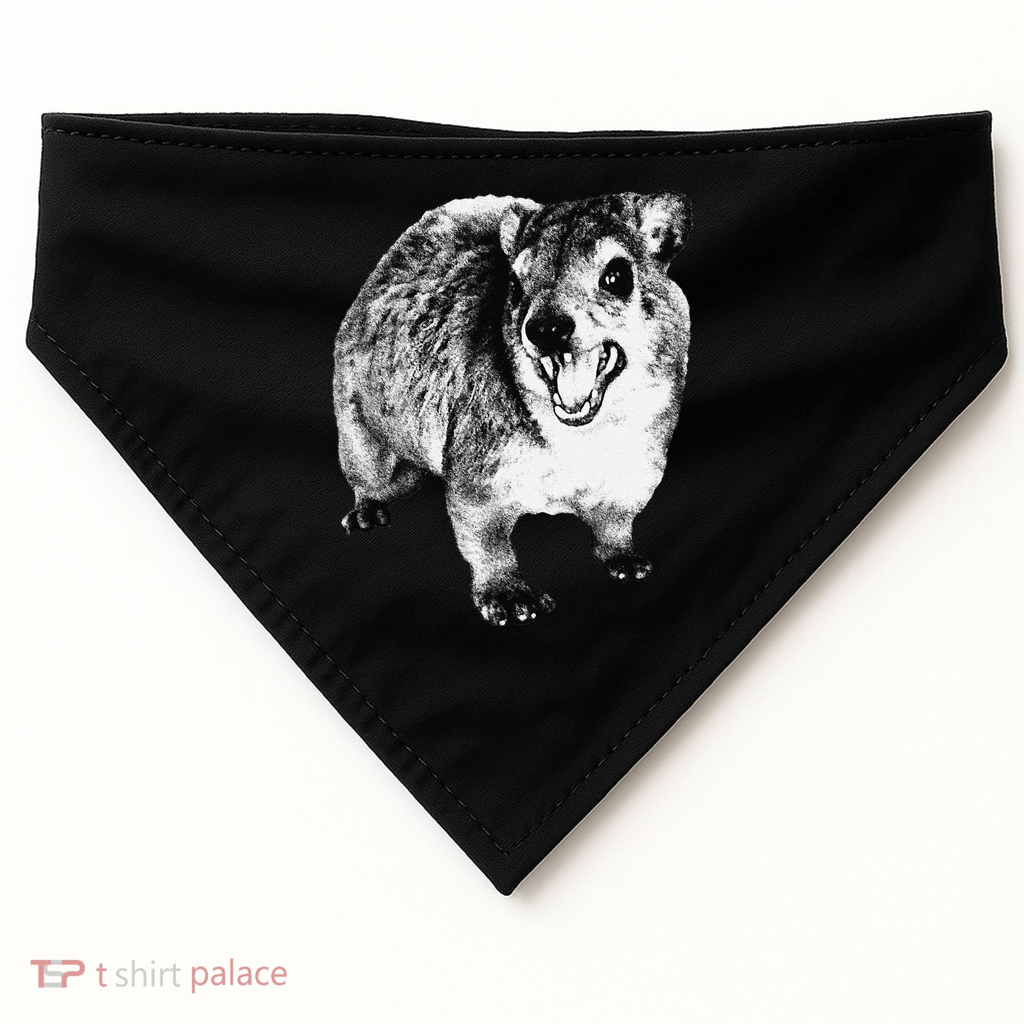 Funny Hyrax Specific Meme USA-Made Doggie Bandana