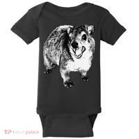 Funny Hyrax Specific Meme Baby Bodysuit thumb 0