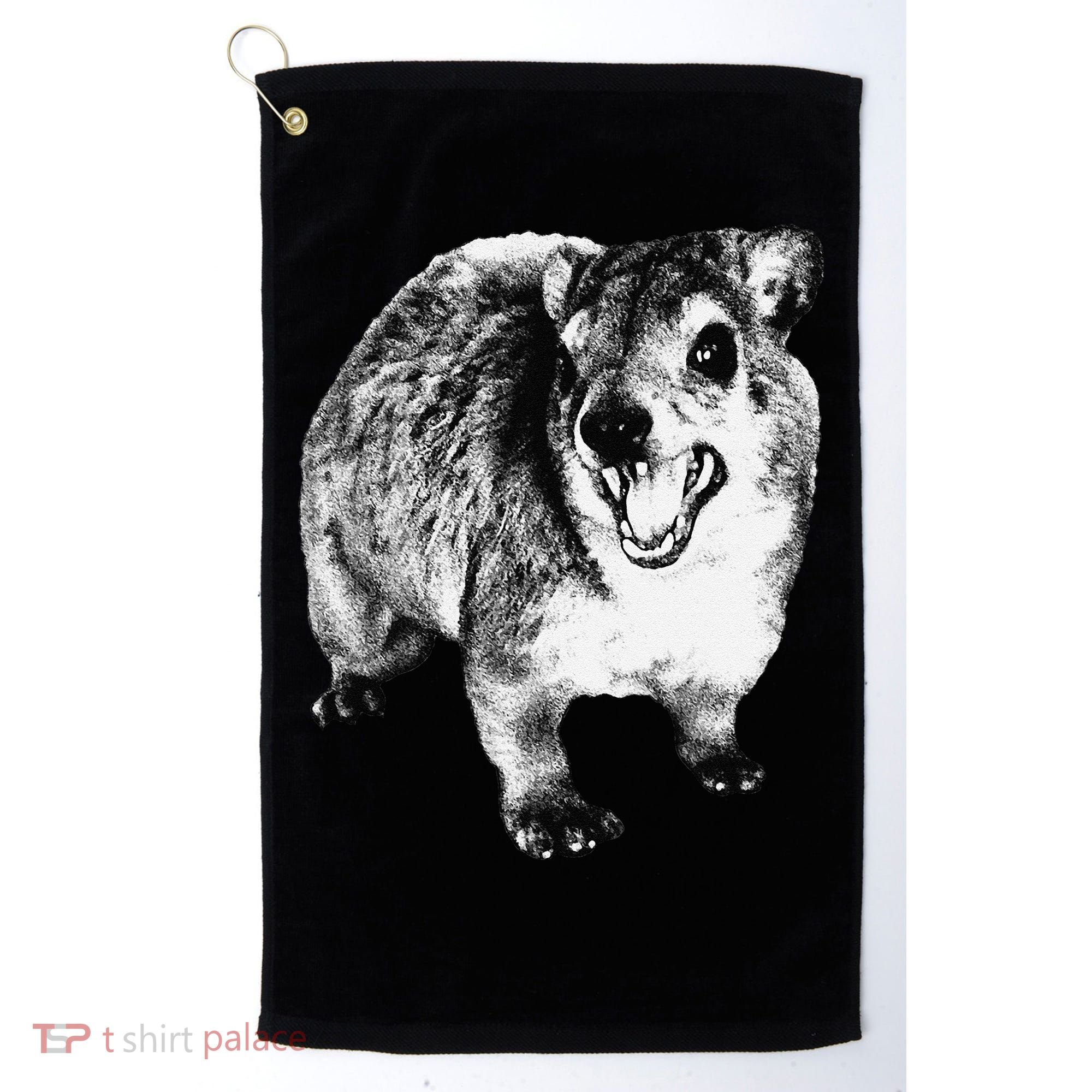 Funny Hyrax Specific Meme Golf Towel