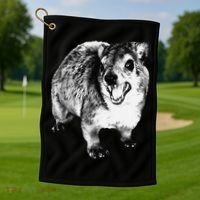 Funny Hyrax Specific Meme Golf Towel thumb 1