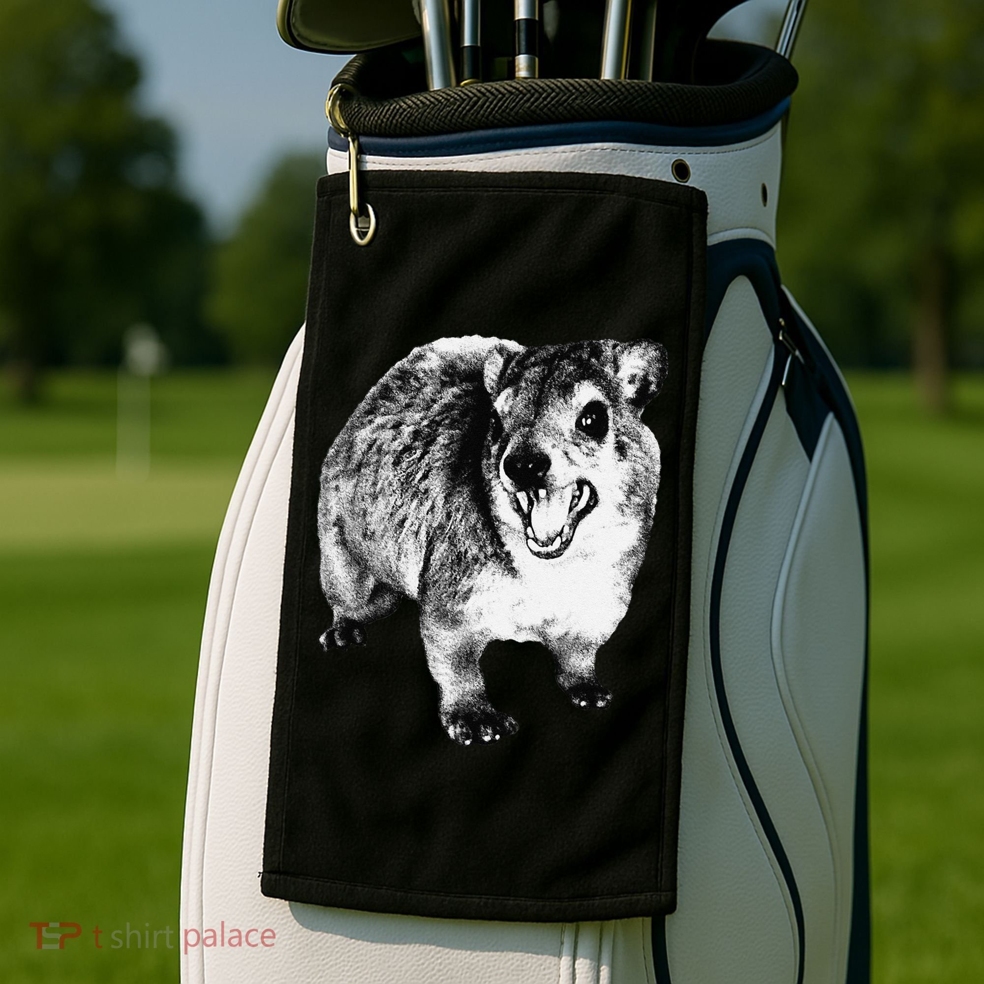 Funny Hyrax Specific Meme Golf Towel