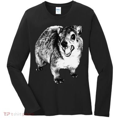 Funny Hyrax Specific Meme Women's Long Sleeve Shirt