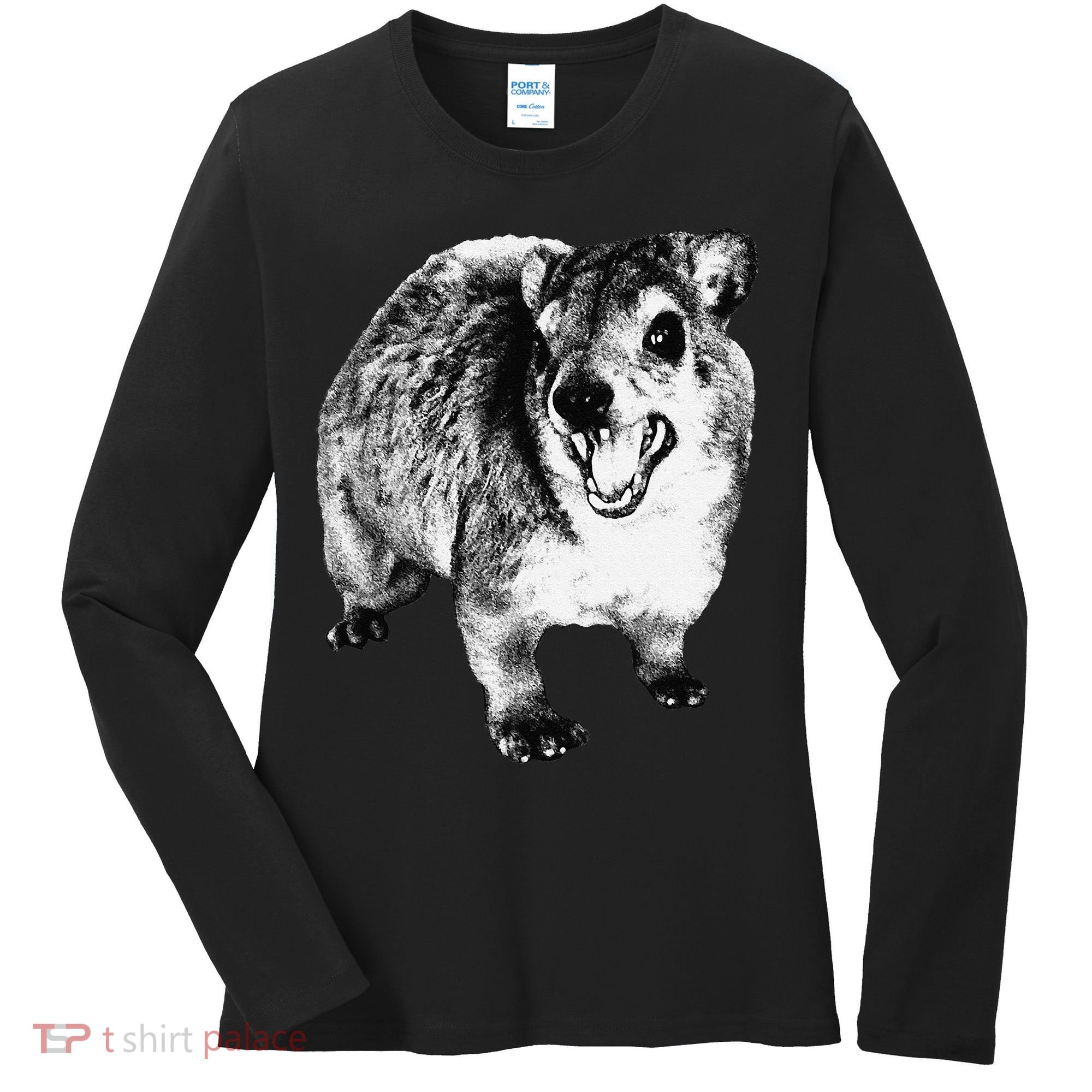 Funny Hyrax Specific Meme Women's Long Sleeve Shirt