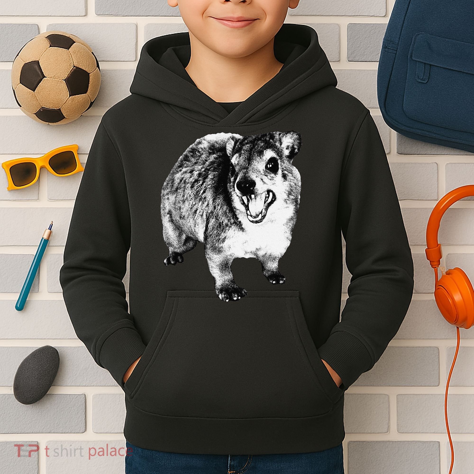 Funny Hyrax Specific Meme Kids Hoodie