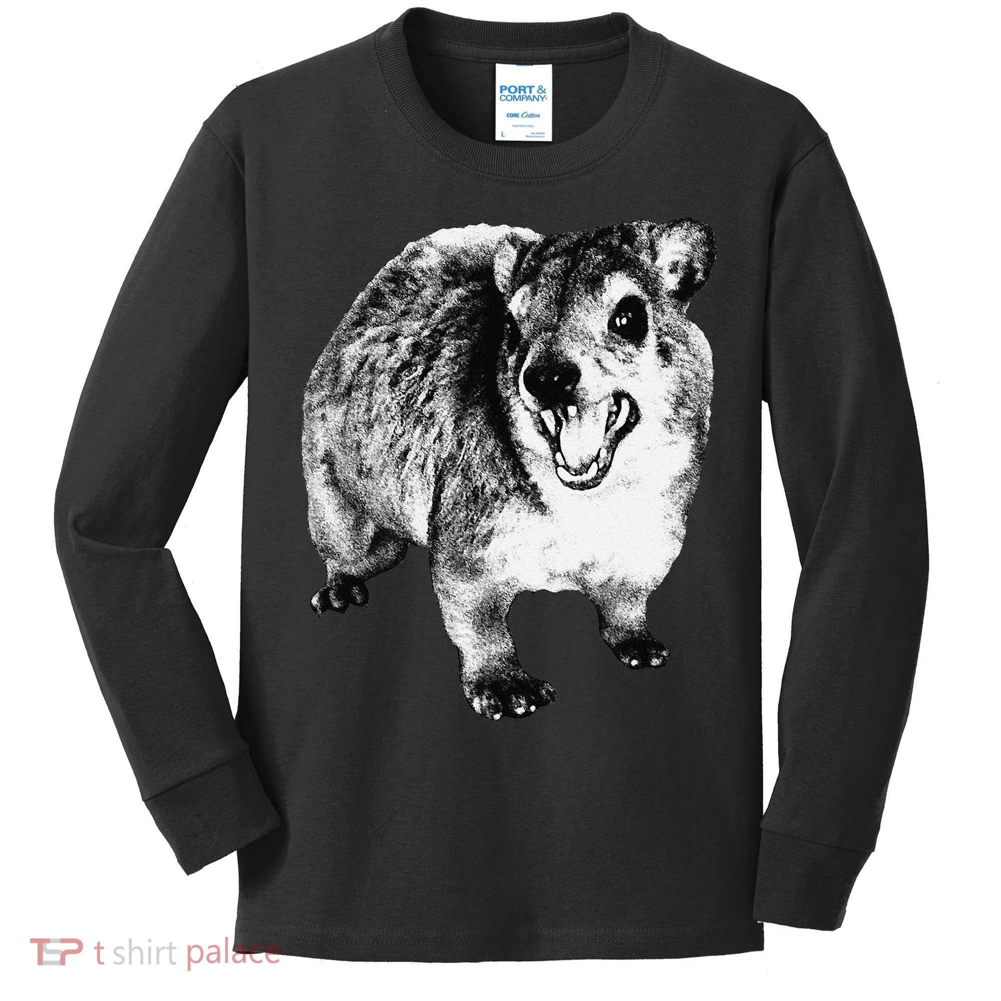 Funny Hyrax Specific Meme Kids Long Sleeve Shirt