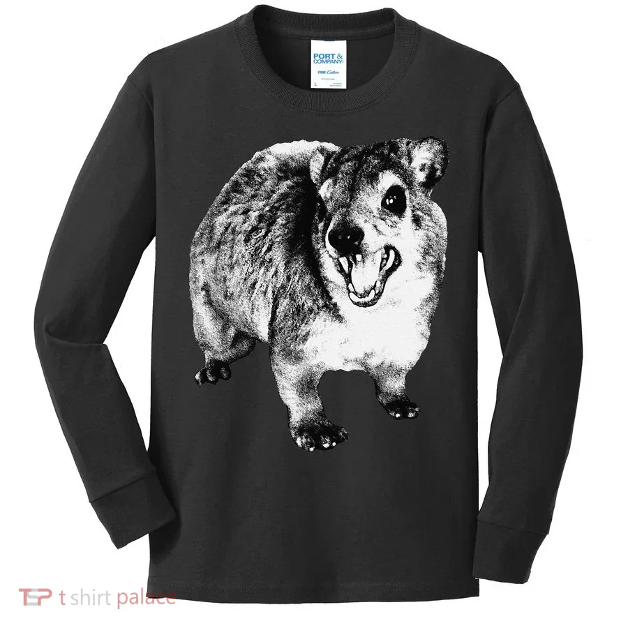 Funny Hyrax Specific Meme Kids Long Sleeve Shirt