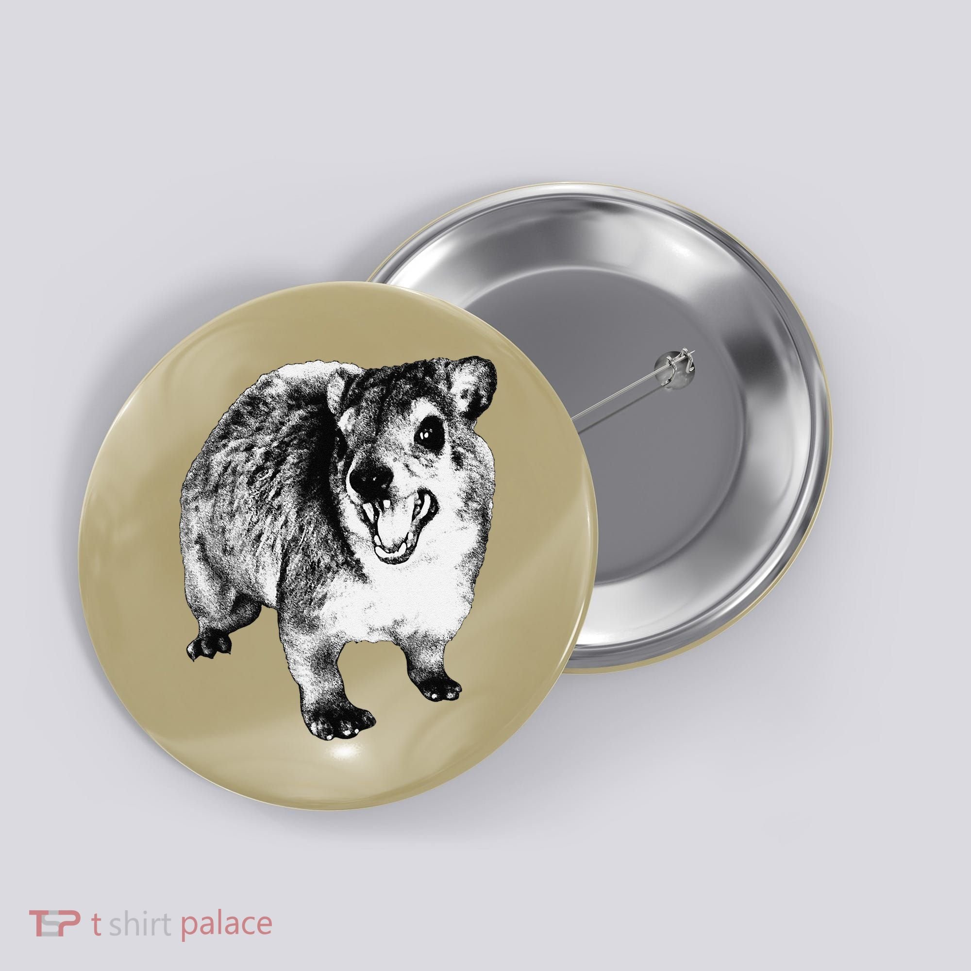 Funny Hyrax Specific Meme Button