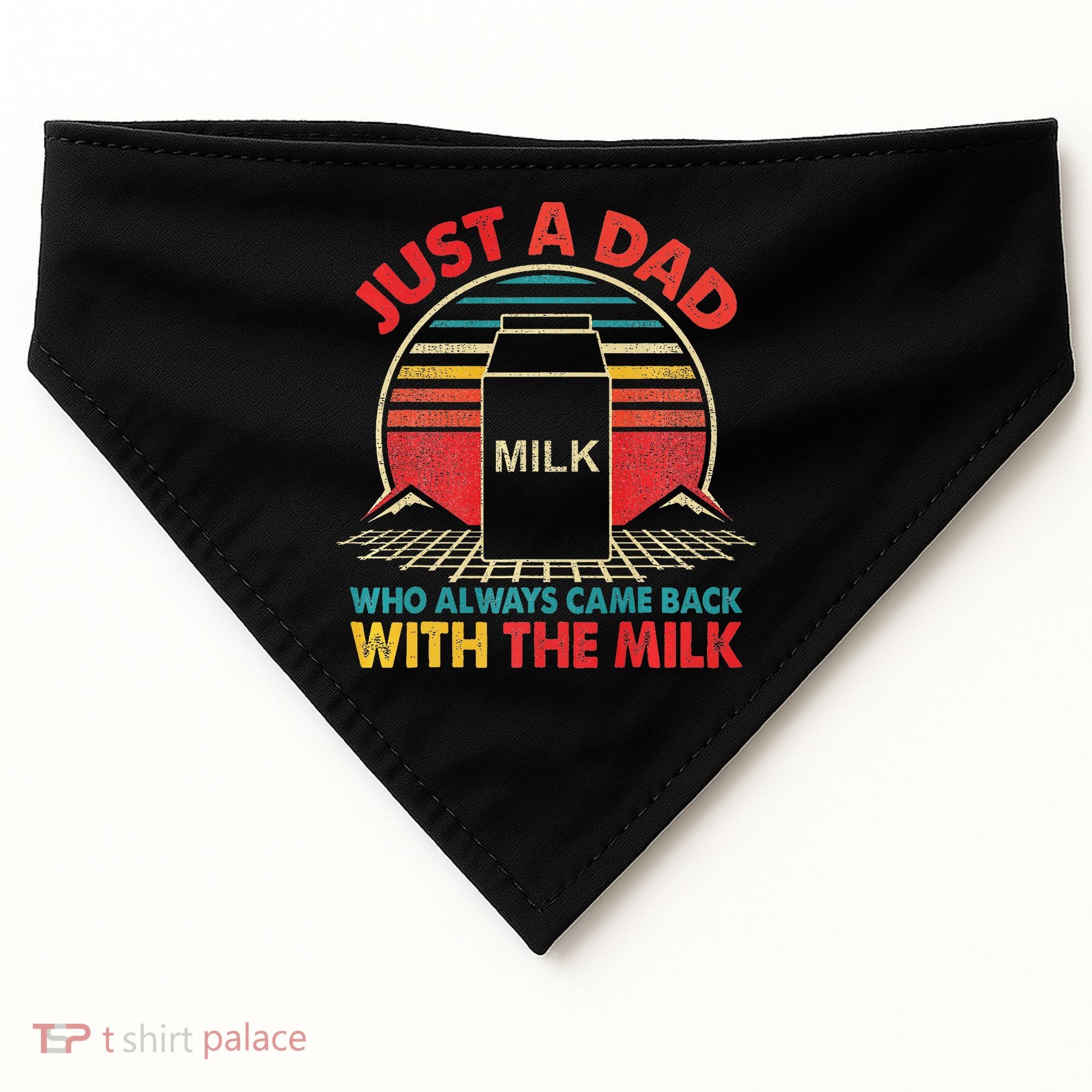 Funny Humor Sarcastic Quote Funny Fathers Day For Dad Gift USA-Made Doggie Bandana
