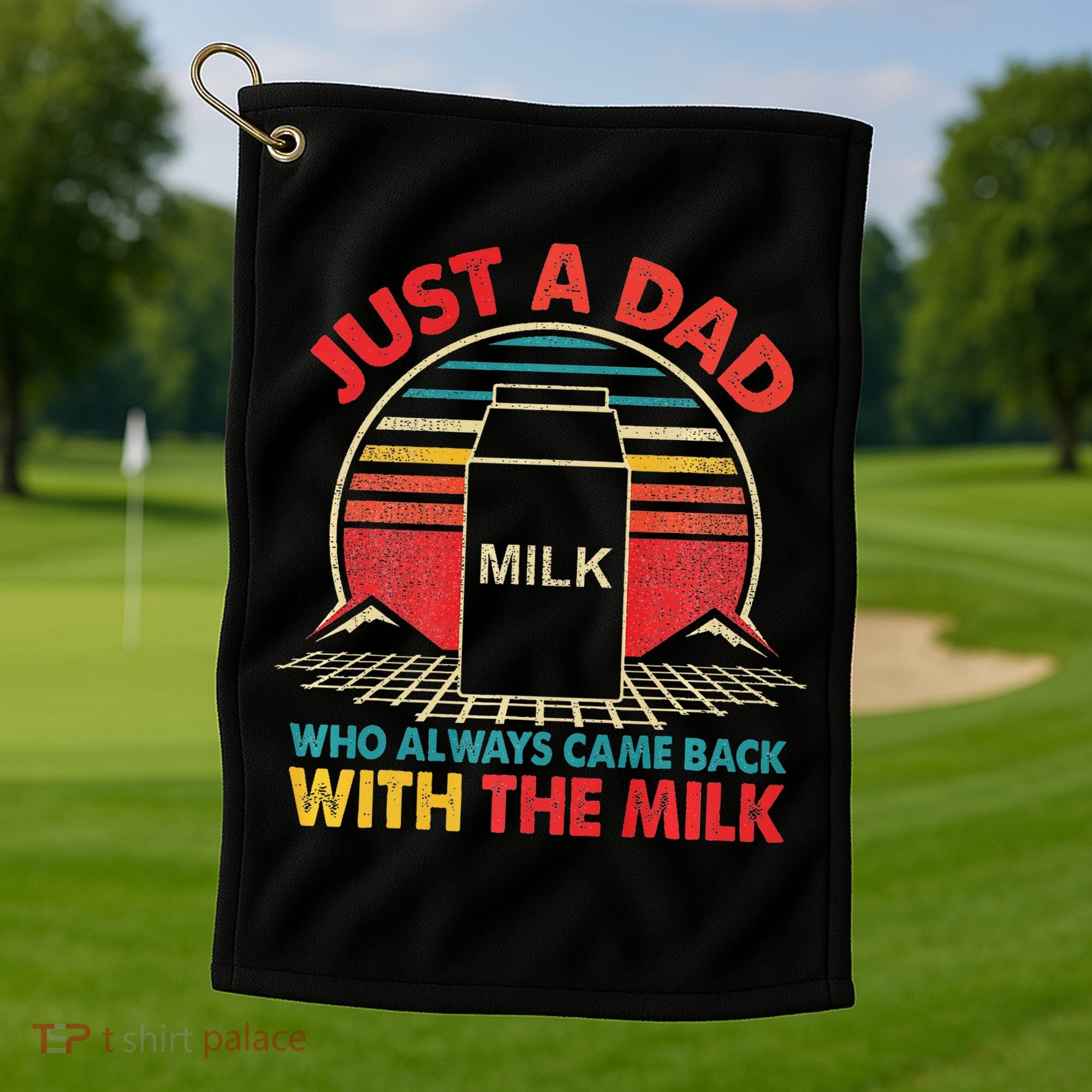 Funny Humor Sarcastic Quote Funny Fathers Day For Dad Gift Golf Towel