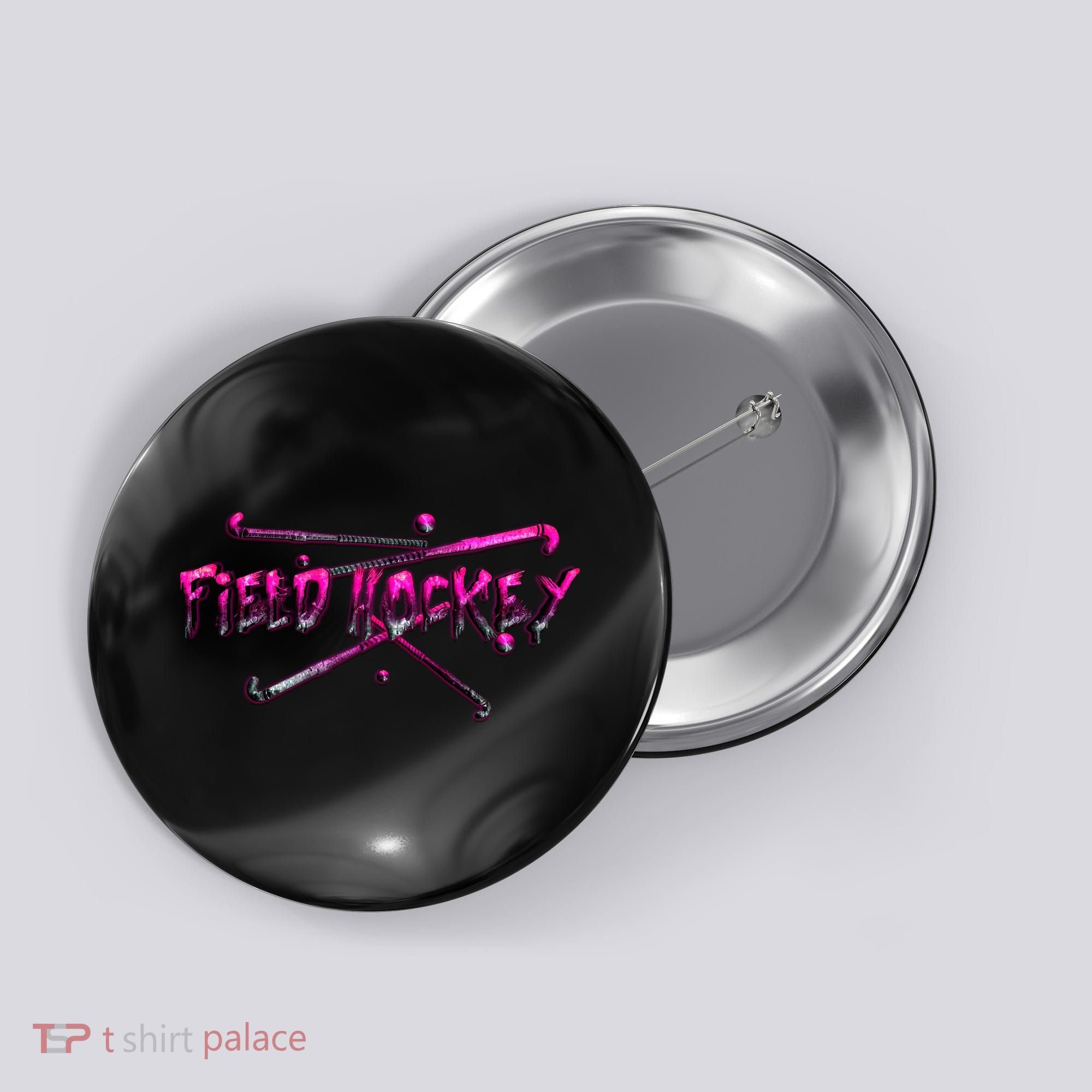 Field Hockey Sport Button