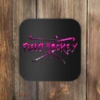 Field Hockey Sport Coaster thumb 0