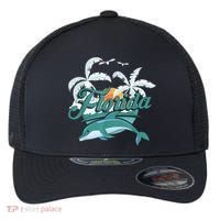 Floridian Home State Summer Florida Flexfit Unipanel Trucker Cap thumb 0