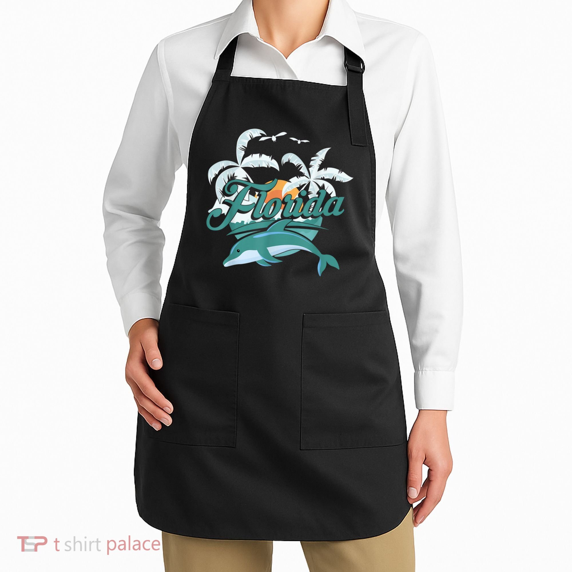 Floridian Home State Summer Florida Apron