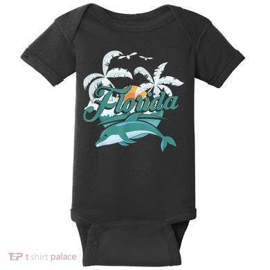 Floridian Home State Summer Florida Baby Bodysuit