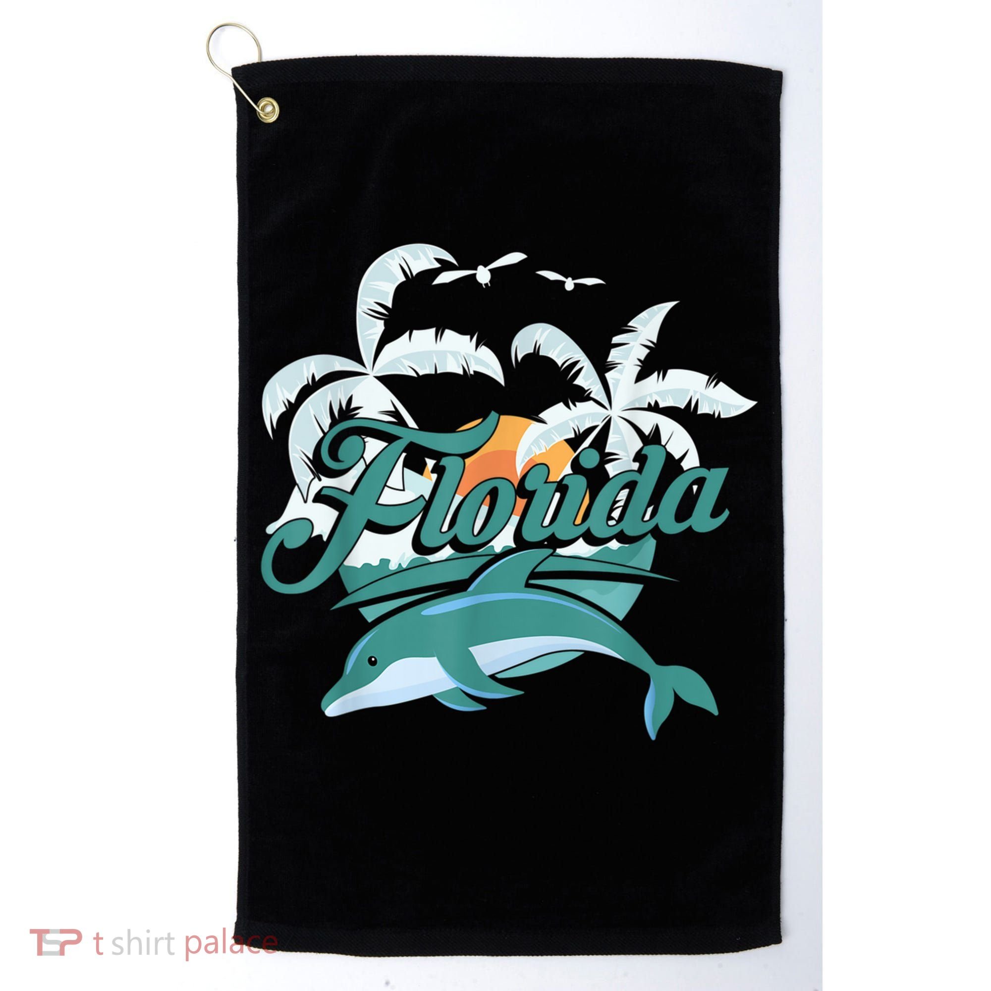 Floridian Home State Summer Florida Golf Towel
