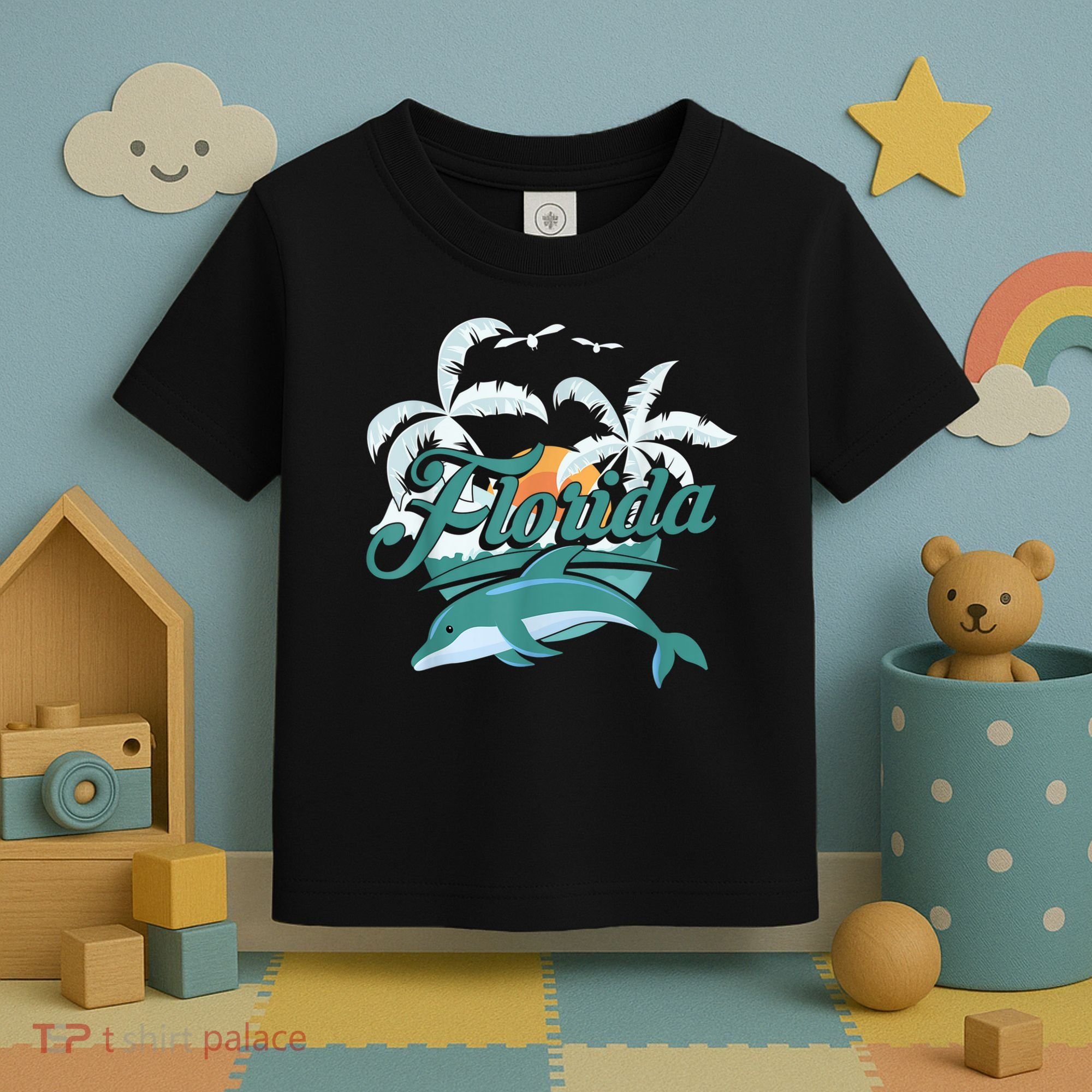 Floridian Home State Summer Florida Toddler T-Shirt