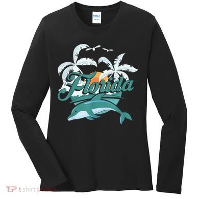 Floridian Home State Summer Florida Women's Long Sleeve Shirt