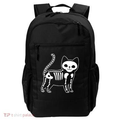 Funny Halloween Skeleton Cat Kitty Costume Skull Cat Backpack