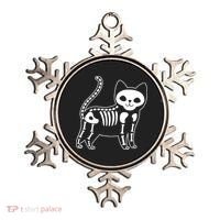 Funny Halloween Skeleton Cat Kitty Costume Skull Cat Ornament thumb 0