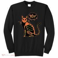 Funny Halloween Skeleton Cat Sweatshirt thumb 0