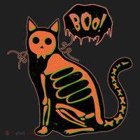 Funny Halloween Skeleton Cat Beanie thumb 2