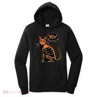 Funny Halloween Skeleton Cat Women's Hoodie thumb 0