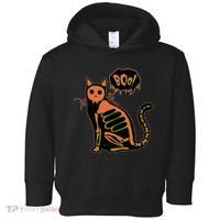 Funny Halloween Skeleton Cat Toddler Hoodie thumb 0