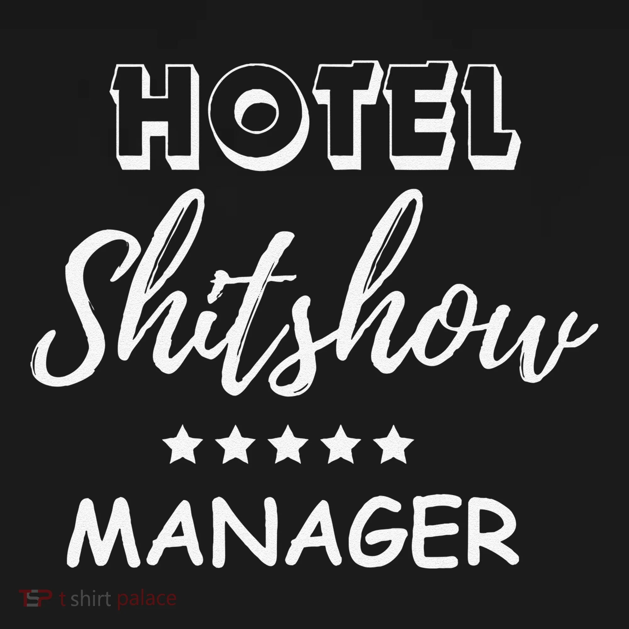 Funny Hotel Shit Show Manager Doggie Tank