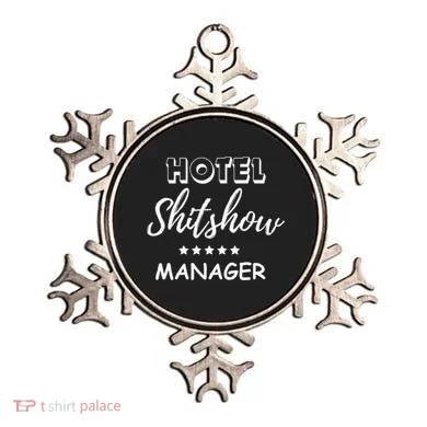 Funny Hotel Shit Show Manager Ornament