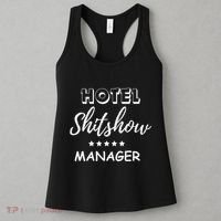 Funny Hotel Shit Show Manager Women's Tank Top thumb 3