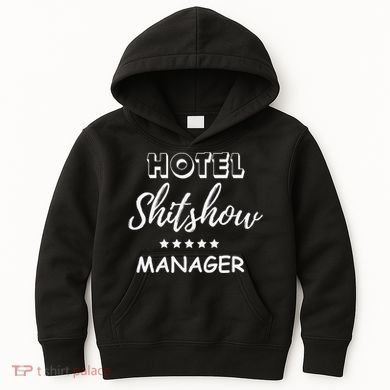 Funny Hotel Shit Show Manager Kids Hoodie