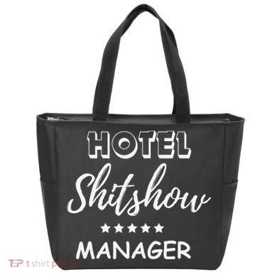 Funny Hotel Shit Show Manager Tote Bag