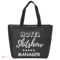 Funny Hotel Shit Show Manager Tote Bag thumb 0