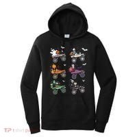 Funny Halloween Skeleton Zombie Riding Monster Truck Vampire Gift Women's Hoodie thumb 0