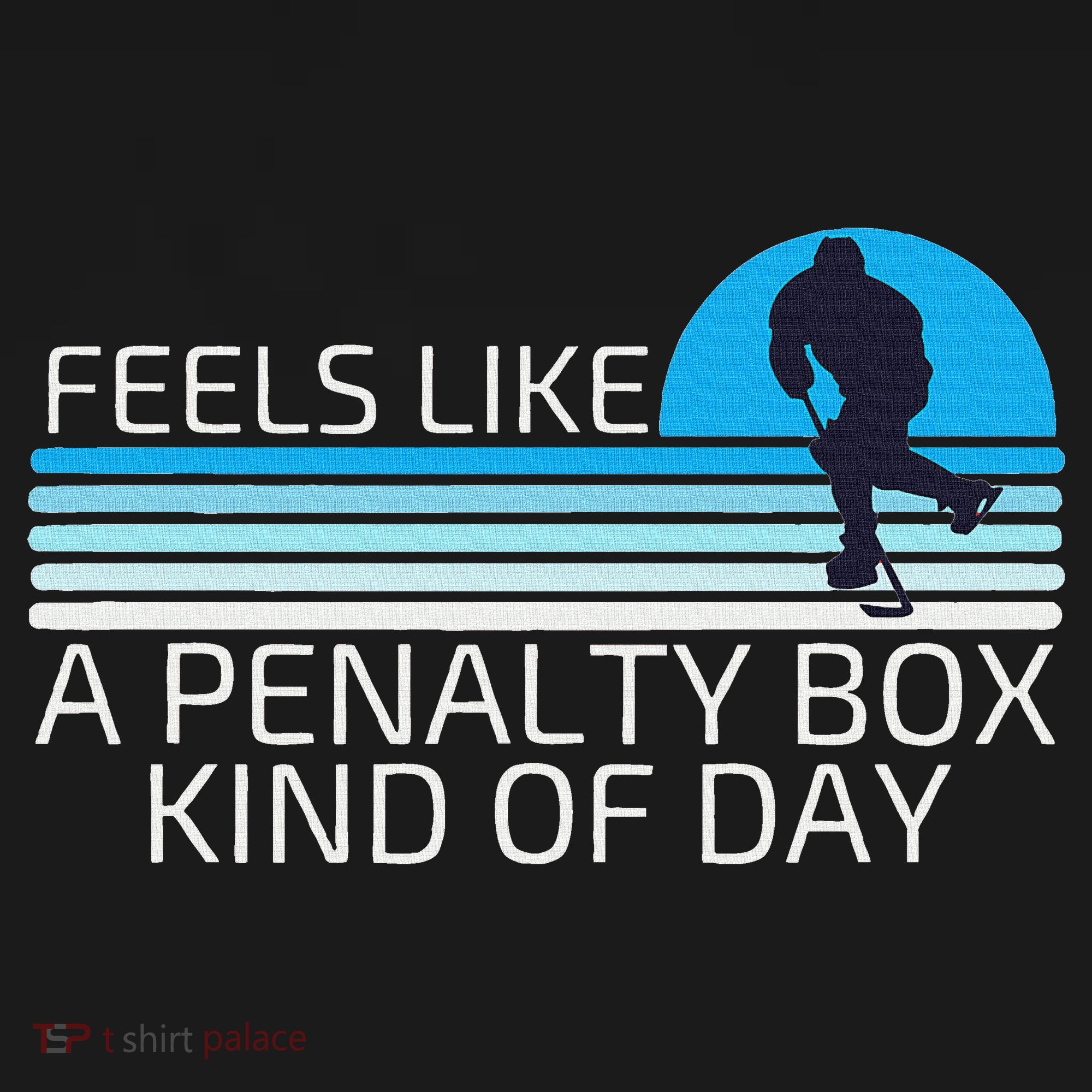 Funny Hockey Sunset Feels Like A Penalty Box Kind Of Day Women's Tank Top