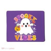 Funny Halloween Spooky Vibes Trick Or Treating Ghost Mousepad thumb 0