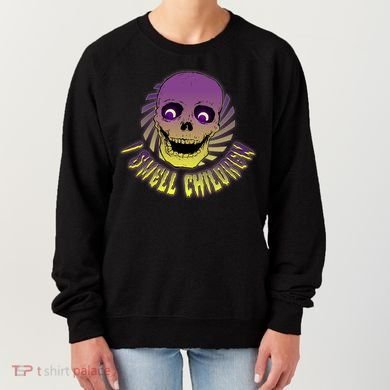 Funny Halloween Skull I Smell Children Women's Sweatshirt