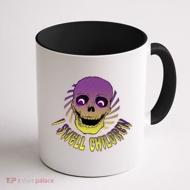 Funny Halloween Skull I Smell Children Coffee Mug back